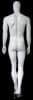 Egghead muscular male mannequin in glossy white for fitness apparel and retail clothing display - Image 3 of 0