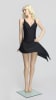 Realistic female fiberglass mannequin in a  hand-on-hip pose with a fleshtone finish and metal base. - Image 2 of 0