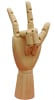 Wooden Display Hand - Image 1 of 0