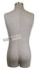 Pale Green Herringbone Fabric Male 3/4 Torso Display Form - Image 2 of 0