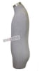 Pale Green Herringbone Fabric Male 3/4 Torso Display Form - Image 3 of 0