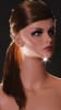 Elegant Rose female mannequin made of flesh-tone fiberglass with a tempered glass base and detachable limbs for retail clothing displays. - Image 4 of 0
