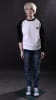 Male teenage mannequin with realistic facial features. - Image 1 of 0