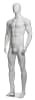 matte white plastic egghead male mannequin retail display zing display - Image 2 of 0