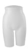 Matte White Plastic Female Bottom Display Form - Image 1 of 0