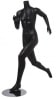 Female Runner Mannequin Matte Black Headless Changeable Heads - Image 2 of 0
