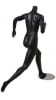 Female Runner Mannequin Matte Black Headless Changeable Heads - Image 3 of 0