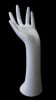 12.5" Ladies Right Glove Hand in White Plastic from www.zingdisplay.com - Image 1 of 0