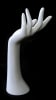 12.5" Ladies Right Glove Hand in White Plastic from www.zingdisplay.com - Image 3 of 0