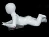 Toddler Mannequin Egghead Glossy White Crawling - Image 3 of 0