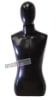 Black Male 1/2 Torso Display Form with Removable Head - Image 1 of 0