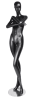 Matte Black Abstract Vogue Female Mannequin - Arms Crossed - Image 1 of 0