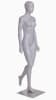 Female walking or hiking mannequin in glossy white finish for outdoor apparel and retail display - Image 2 of 0
