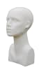 White lightweight plastic female abstract head display for jewelry and accessories - Image 2 of 0