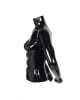 Glossy Black Female 1/2 Torso Mannequin with Arms - Image 2 of 0