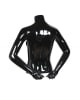 Glossy Black Female 1/2 Torso Mannequin with Arms - Image 3 of 0