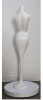 Mermaid premium abstract headless female mannequin size 2 with trumpet base by Zing Display - Image 4 of 0
