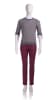 matte white male egghead mannequin straight pose retail display zing display - Image 2 of 0