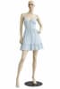 Female mannequin with detailed makeup and hand-on-hip pose in a neutral-tone finish. - Image 1 of 0