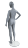 slate gray kid mannequin right hand on hip retail display zing display - Image 3 of 0