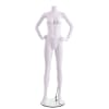 headless matte white female mannequin hands on hips - Image 1 of 0