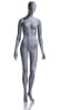 egghead female mannequin slate gray straight on pose 1 - Image 1 of 0