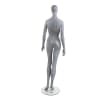 egghead female mannequin slate gray straight on pose 1 - Image 4 of 0