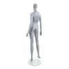 egghead female mannequin slate gray arms at sides pose 2 - Image 5 of 0