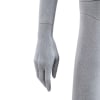 egghead female mannequin slate gray arms at sides pose 2 - Image 6 of 0