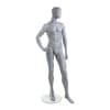 patrick abstract male mannequin slate gray right hand on hip - Image 1 of 0