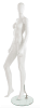 trendy egghead matte white female mannequin pose 1 - Image 2 of 0