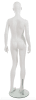 trendy 12 year old female matte white kid mannequin - Image 3 of 0
