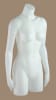 Freestanding female torso in white. Can also be fitting with a flange so it can hang. - Image 1 of 0