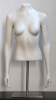 high end petite headless female torso straight arms matte white - Image 2 of 0