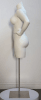plus size 3/4 headless female mannequin hands on hips swiss coffee zing display - Image 3 of 0