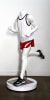 high end male running mannequin headless sprint pose athletic display zing display - Image 4 of 0