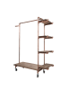 Plumber Piping 4 Shelf Wooden Display Rack in Bronze From ZingDisplay.com - Image 1 of 0
