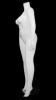 glossy white plus size female mannequin left leg out retail display zing display - Image 2 of 0