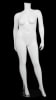 glossy white plus size female mannequin left leg out retail display zing display - Image 3 of 0