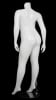 glossy white plus size female mannequin left leg out retail display zing display - Image 4 of 0