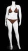 matte white plus size female mannequin left leg out retail display zing display - Image 1 of 0