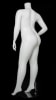 matte white plus size female mannequin right hand on hip retail display zing display - Image 3 of 0