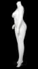 matte white plus size female mannequin right hand on hip retail display zing display - Image 4 of 0