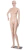 Unbreakable Realistic Fleshtone Female Mannequin Right Arm Bent. Shop all of our headless female mannequins at www.zingdisplay.com - Image 1 of 0
