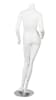 white headless female fiberglass mannequin with detachable parts and brushed chrome base retail display - Image 3 of 0