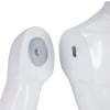 Male Unbreakable Half Torso Form with Removable Arms and Shoulder Stubs on Chrome Stand - Image 5 of 0
