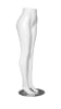 matte white female leg mannequin display retail zing display - Image 5 of 0