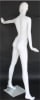 Vicki Matte White Abstract Female Mannequin - Hand Out Stop Pose - Image 3 of 0