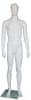5'11" White Realistic Fiberglass Male Mannequin - Image 2 of 0