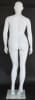 Matte White - Female Plus Sized Abstract Head Mannequin - Image 2 of 0